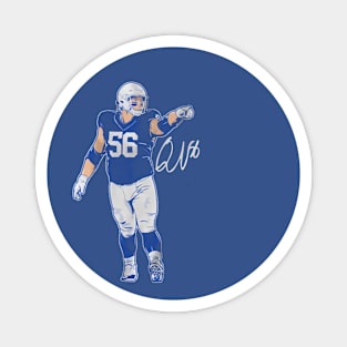 Quenton Nelson Superstar Pose Magnet